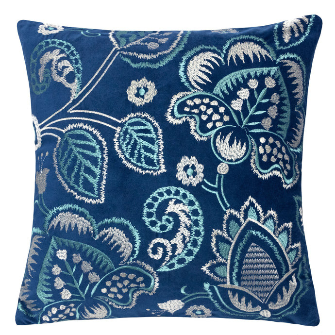 Indigo Floral Vines
