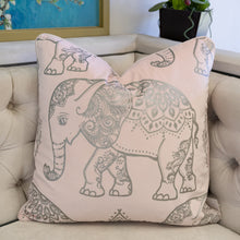 Golden Elephant Print on Velvet