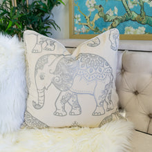 Golden Elephant Print on Velvet