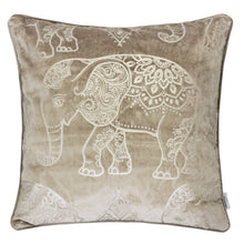 Golden Elephant Print on Velvet