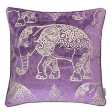 Golden Elephant Print on Velvet