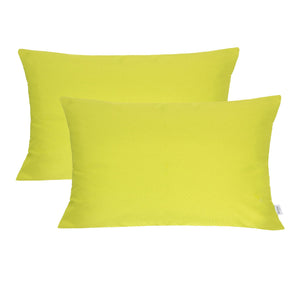 Amazon Rainforest Solid Pillow  14"x 20" ( Set of 2 ) - Outdoor & Indoor